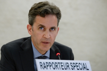 Le Rapporteur spécial des Nations Unies sur la liberté d’expression, David Kaye. Photo : ONU / Jean-Marc Ferré