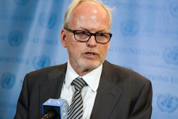 Nicholas Kay, former Special Representative of the Secretary-General and Head of the UN Assistance Mission in Somalia (UNSOM). 