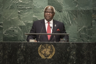 Ernest Bai Koroma, President of the Republic of Sierra Leone, addresses the general debate of the General Assembly’s seventY-first session.