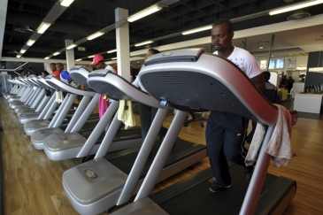 A Virgin Active gym in Soweto, Johannesburg South Africa. Photo credit: AMO/Robert Tshabalala