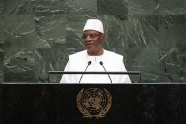 Ibrahim Boubacar Keita, President of the Republic of Mali, addresses the general debate of the General Assembly’s seventy-fourth session.