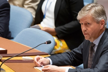 Jean-Pierre Lacroix, Under-Secretary-General for Peacekeeping Operations, briefs the Security Council on the situation in Mali