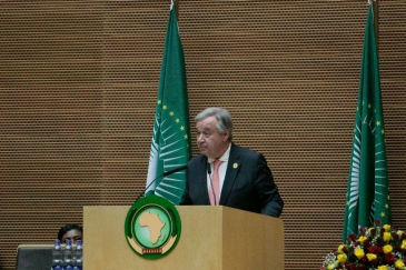United Nations Secretary-General António Guterres addressing the Opening of the 30th Ordinary Session of the Assembly of the African Union, In Addis Ababa, Ethiopia. UN Photo/Antonio Fiorente