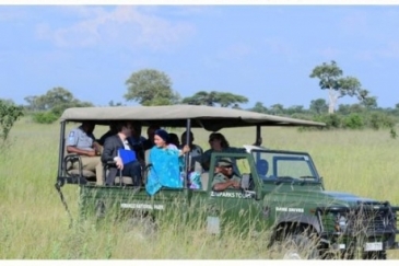 Amina J Mohammad visiting Hwange National Park in Zimbabwe