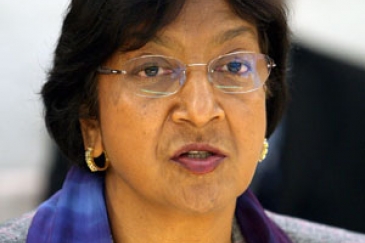 United Nations High Commissioner for Human Rights Navanethem Pillay