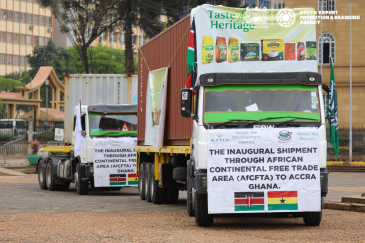 Ketepa Ltd au Kenya a expédié une cargaison de thé au Ghana. 