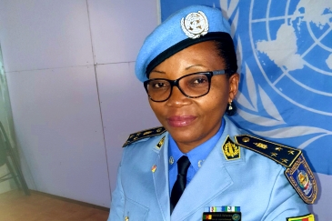 La commissaire Rebecca Nnanga.