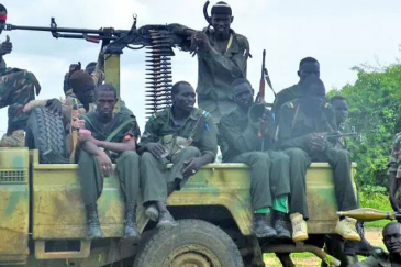 Soldiers are more numerous than civilians in the Blue Nile state.