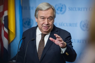 Le Secrétaire général des Nations Unies, António Guterres.