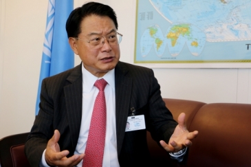 Li Yong, Director-General of the United Nations Industrial Development Organization (UNIDO). Photo: Africa Renewal/Eleni Mourdoukoutas