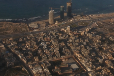An aerial view of Tripoli, Libya from a UN aircraft. (file)