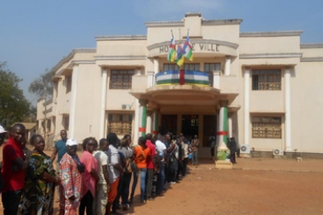 Tenue des élections en République centrafricaine, février 2016 (Photo: ONU-MINUSCA)