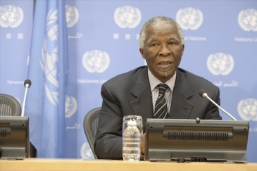 Former President of South Africa and Chair of the High-Level Panel on Illicit Financial Flows Thabo Mbeki. UN Photo/Eskinder Debebe