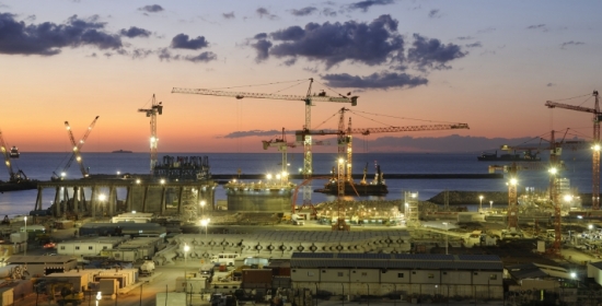 The Tanger-Med port located about 40 km east of Tangier, Morocco. Photo: Bouygues Construction