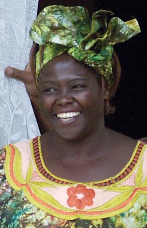 Wangari Maathai, the late environmental and human rights activist