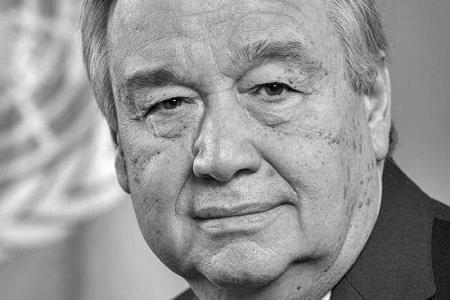 A portrait of the UN Secretary-General