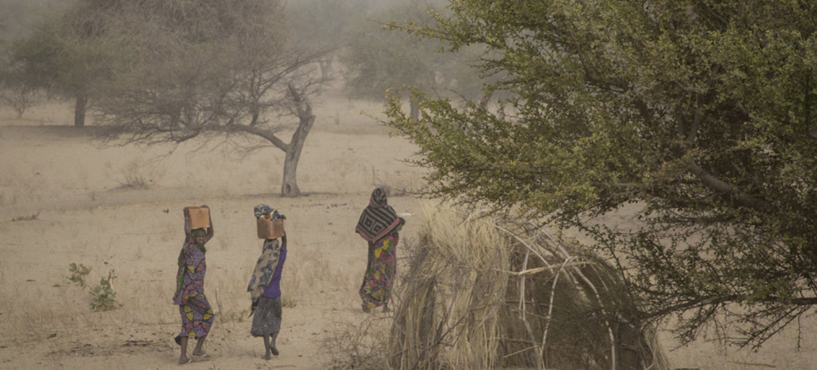 At the site for internally displaced persons in Mellia, Chad