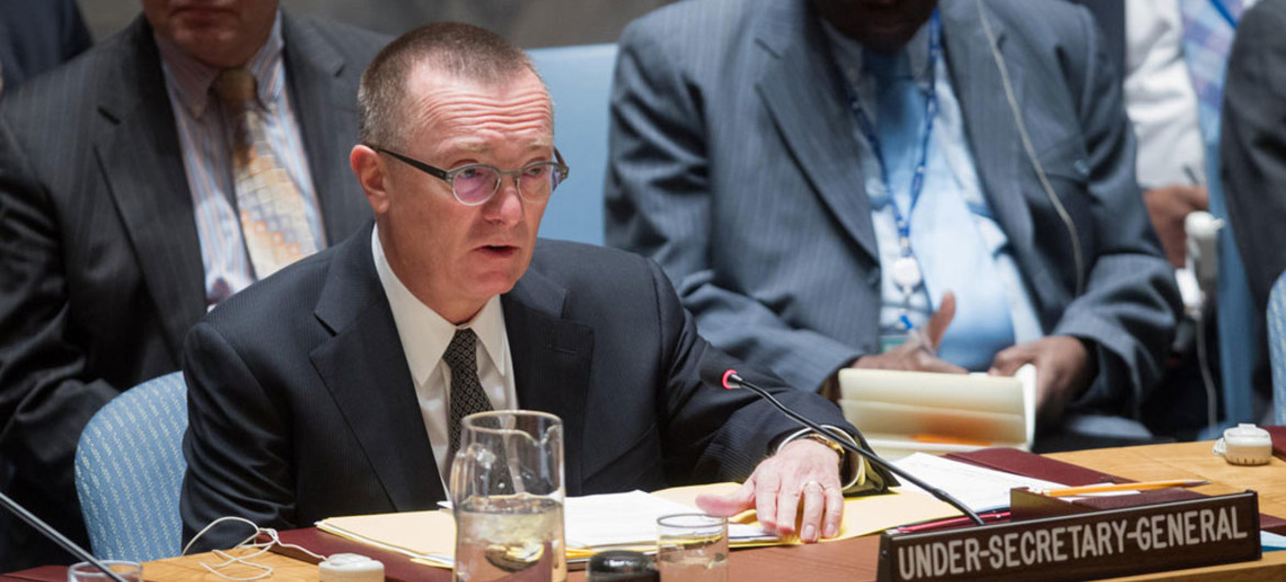 Jeffrey Feltman presents the report of the Secretary-General on the threat posed by ISIL