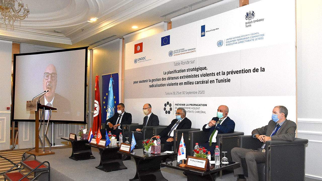 Photo of the Steering Committee Meeting in Tunisia on 29 September 2020