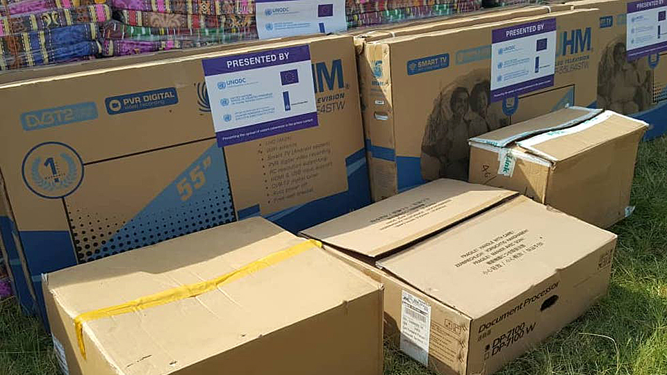 Uganda Prisons Service received equipment