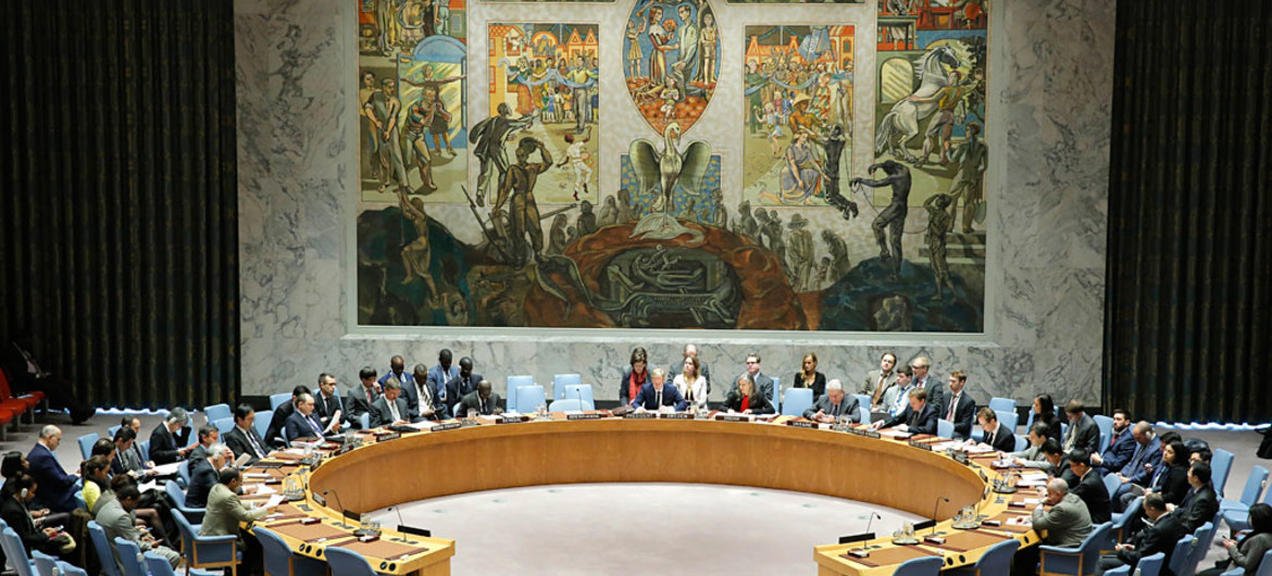 Wide view of the Security Council 
