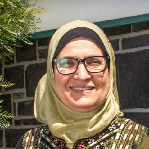 Image of the Dr. Maysoon Salama at the UN Global Congress of Victims of Terrorism 2022