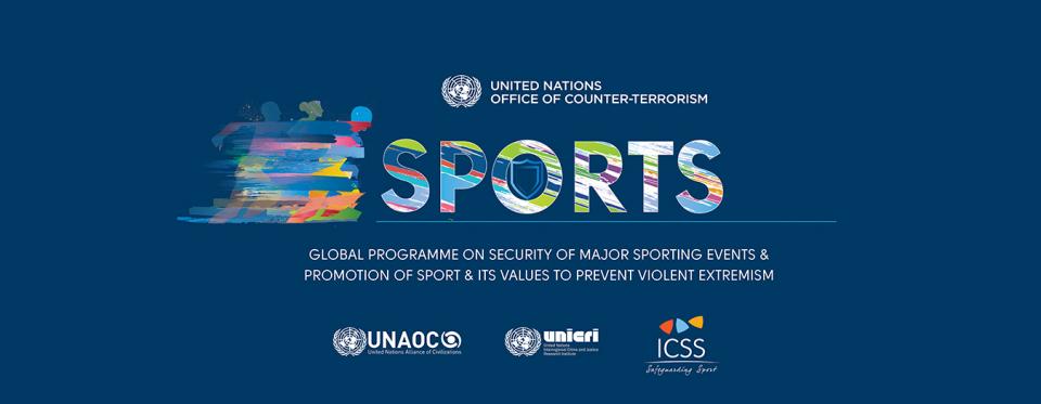 UNOCT's sports and security programme banner