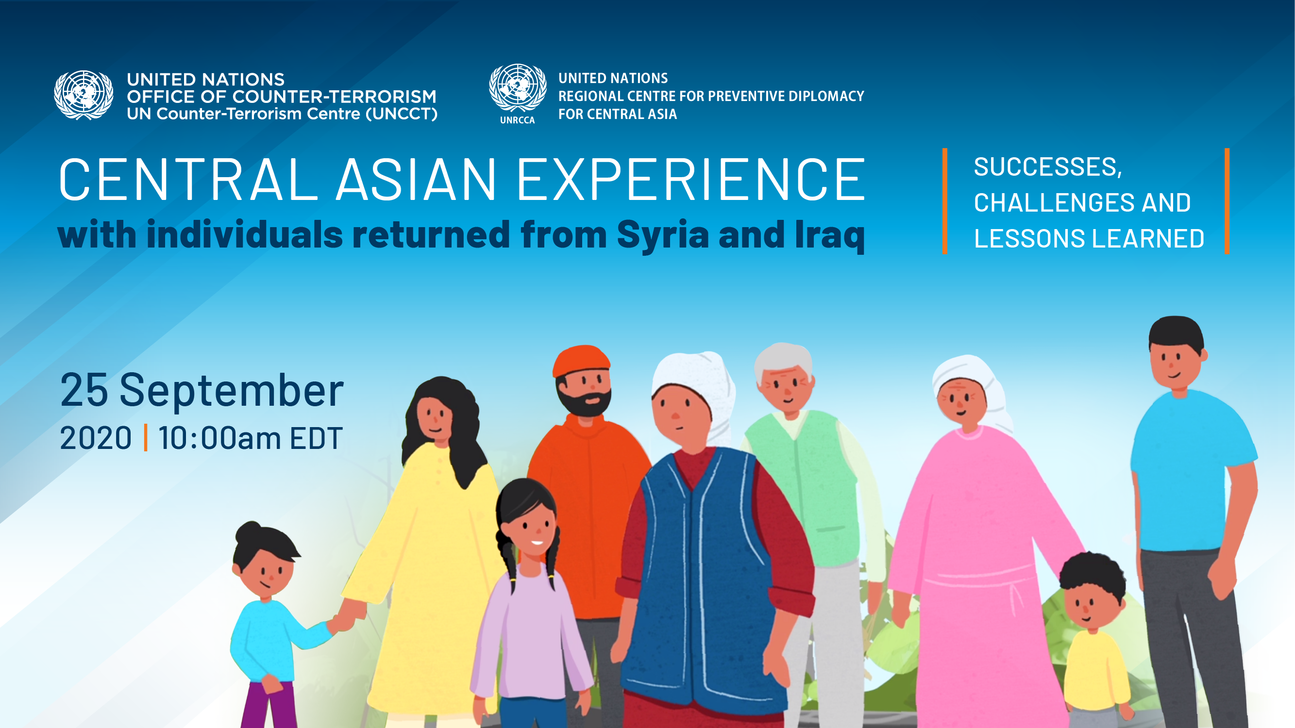 Graphic of the Central Asian Experience Event