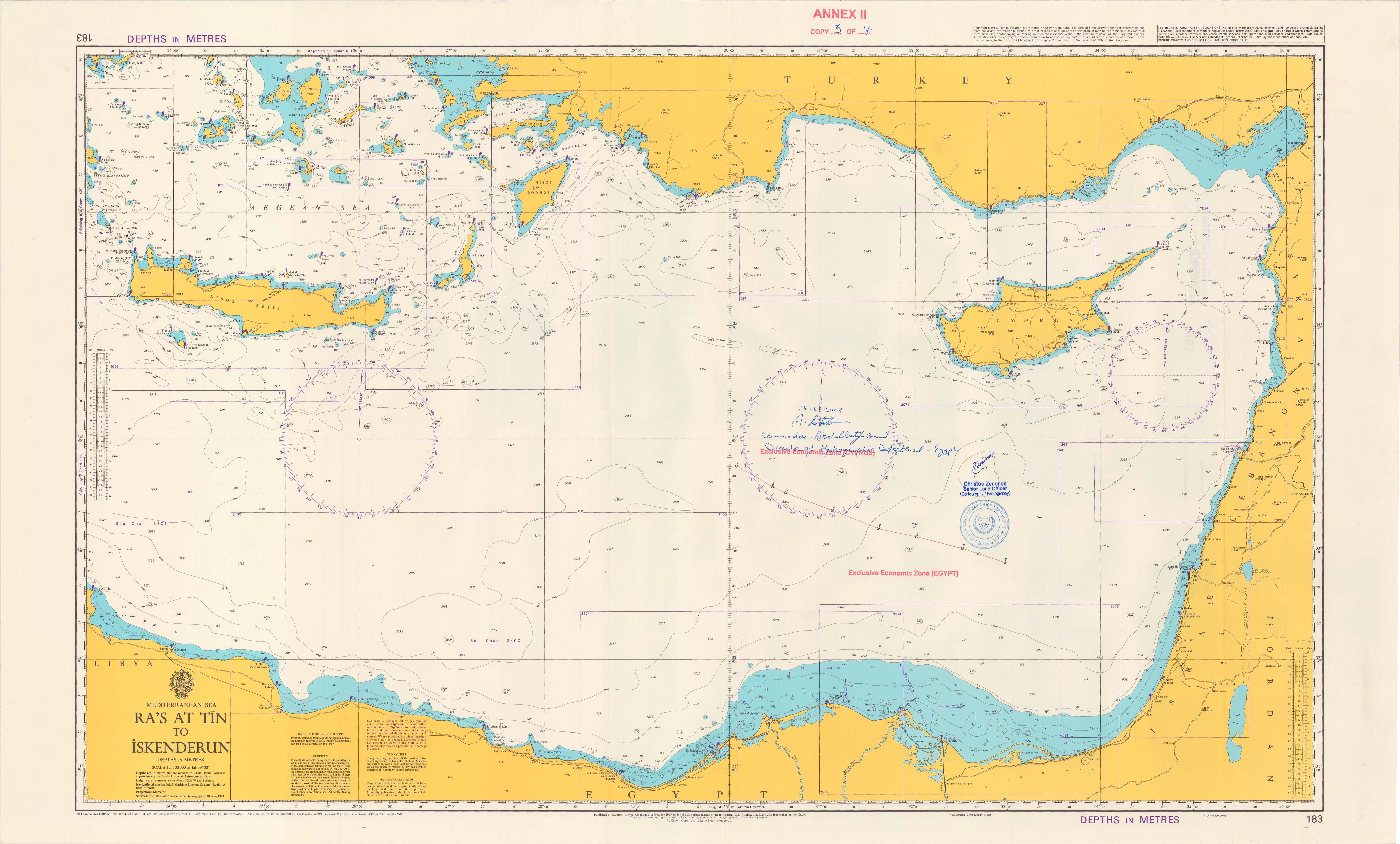 Cyprus–Israel Maritime Boundary