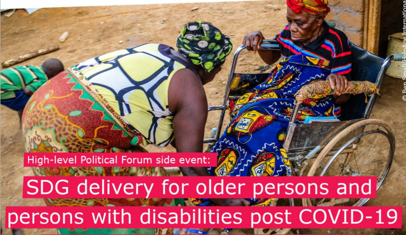 SDG Delivery for Older Persons and PWDs