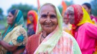 © ADB Elderly women in India are largely dependent on their families for economic and social well-being.