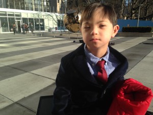 Matthew Blaskovich visits UN Headquarters on World Down Syndrome Day