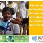 digital card for CSW61 - advancing the leadership of women and girls with disabilities in development and society