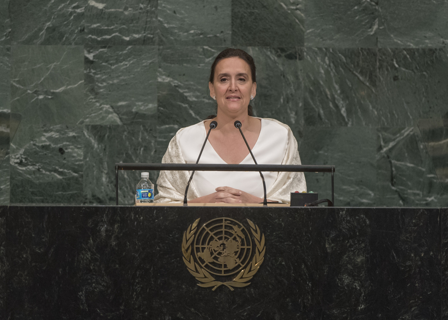 Argentina vice president address at the GA72 General Debate