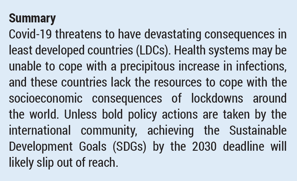 COVID-19 and the least developed countries | Department of ...
