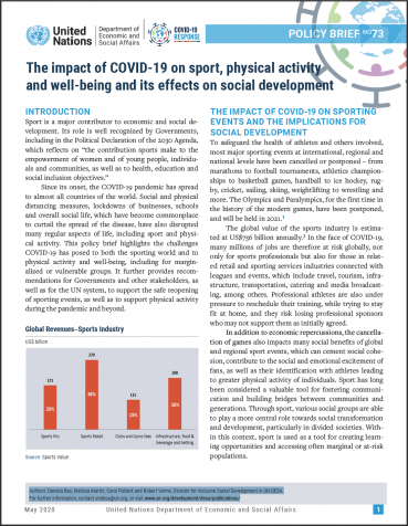 effect of covid 19 on physical activity essay