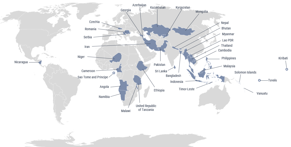 Timor-Leste Branch Roads Project Map