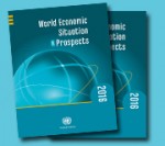 Cover of the World Economic Situation and Prospects 2016 report