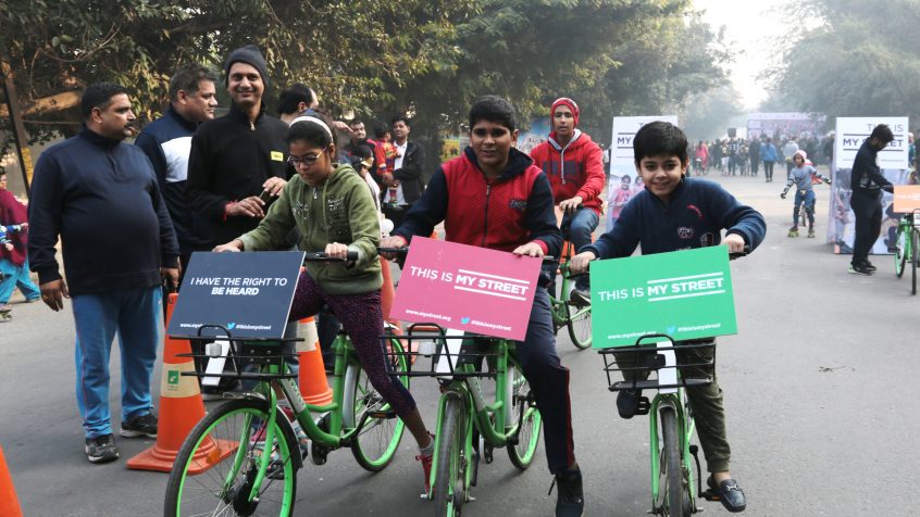 kid biking