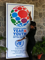 ONU pide a los jóvenes que usen su oportunidad de cambiar el mundo