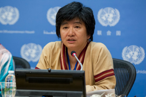 Joan Carling, member of the Permanent Forum on Indigenous Issues