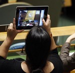 A digital bridge to civil society (UN Photo/Devra Berkowitz)