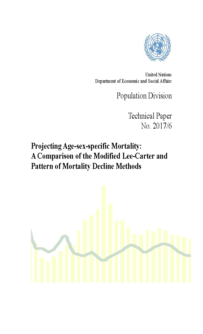 Projecting age-sex-specific mortality: A comparison of the modified Lee- Carter and pattern of mortality decline methods | Population Division