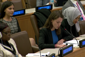 Youth delegates share views on key development issues with UNGA Third Committee