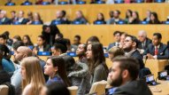 UN75 Dialogue with the Secretary-General "Youth in the Driving Seat" A view of the audience in a UN75 Dialogue with Secretary-General António Guterres and youth on the theme "Youth in the Driving Seat". 29 January 2020 United Nations, New York Photo # 837135