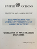 Cover of the training manual provided by the Protocol and Liaison Service