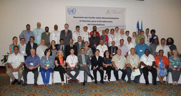 Group picture taken during the 2015 seminar