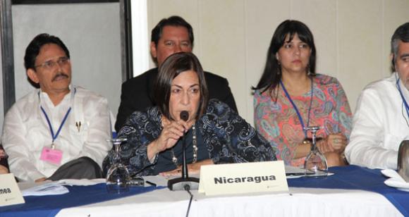 La Embajadora de Nicaragua, María Rubiales 