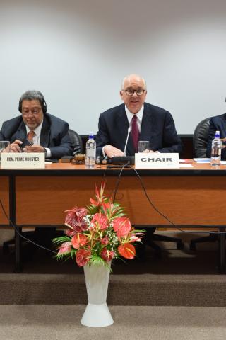 Amb. Rafael Ramírez, Chair of C-24, addresses the 2017 seminar