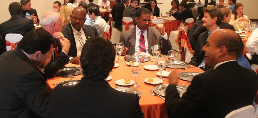 Lunch during the 2013 seminar